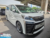 2019 TOYOTA VELLFIRE 2.5 ZG 3 LED Pilot Leather Seats Digital Inner Mirror Blind Spot Monitor High Grade Unregistered