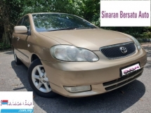 2002 TOYOTA COROLLA ALTIS 1.8 G (A) 1 OWNER TIP TOP JAGA  CUN GILA MUST BUY