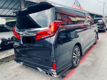 2021 TOYOTA ALPHARD 2.5 SC REG 22 3WARANTI PERCUMA BOOT KUASA LED S/BUMBUNG