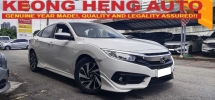 2017 HONDA CIVIC 1.8cc S i-VTEC (A) 90K KM, FSR, FREE 1YR WARRANTY
