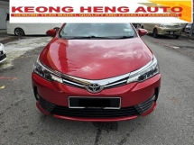 2017 TOYOTA COROLLA ALTIS 1.8cc G MODEL (PERCUMA 1 Y WRTY) REGIS 2017