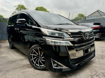 2018 TOYOTA VELLFIRE 2.5 ZG (A) DIM BSM 360 CAM SUNROOF PILOT SEATS