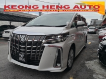 2021 TOYOTA ALPHARD 2.5S Facelift Baharu TAHUN DIBUAT 2021 Kadar Pinjaman Unit Pra Reg 2.xx DIM BSM LTA ((( 5 tahun waranti )))