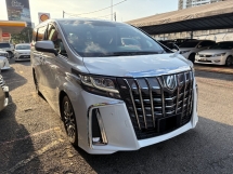 2015 TOYOTA ALPHARD 2.5 SC REG 2016 S/Bumbung Boof Boot Waranti Percuma