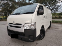 2018 TOYOTA HIACE 2.5 (M) PANEL VAN SUPER TIPTOP 1 YEAR WARRANTY