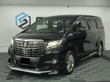 2017 TOYOTA ALPHARD 2.5 CVT S A PACKAGE TYPE BLACK 2PDR POWERBOOT 