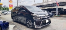 2012 TOYOTA VELLFIRE 2.4 Z-G 面部提升 (一个) REG 2015, 115ķKM, 1年保修期