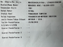 2018 MERCEDES-BENZ GLC 200 2.0 (一个) CKD BSM 电源启动摄像头全套服务