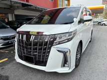 2017 TOYOTA ALPHARD 2.5 SC Facelift Reg 2020 Pilot Seat 360 Kamera 