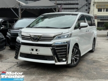 2019 TOYOTA VELLFIRE 2.5 ZG (SUNROOF, JBL, 4 CAM, LOW MILEAGE)