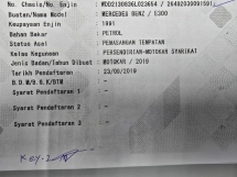 2019 梅赛德斯 - 奔驰E级E-Class E300独家版 2019 新的Facelift High Spec P. Froof Powr Woot 360 (2 年保修)
