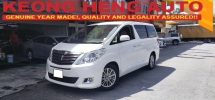 2012 TOYOTA ALPHARD 2.4cc X MODEL (A) REG 2017, 2 P/DOOR, 1YR WARRANTY