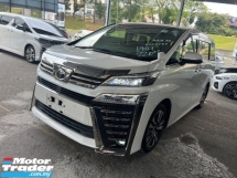2021 TOYOTA VELLFIRE 2.5 ZG 3LED 3BA SUNROOF DIM BSM CAMERA APPLE CARPLAY 2021 UNREG FREE 5YRS WARRANTY