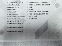 2017 TOYOTA Harrier 2.0 (A) berdaftar 2019 360 But Kuasa Kamera 