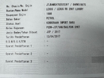 2017 Lexus RX200T CBU mewah 34k km Waranti Percuma Perkhidmatan Percuma