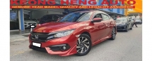 2017 HONDA CIVIC 1.8 S I-VTEC (A) 1 OWNER L/MIL - 82K KM, 1YR WRRTY