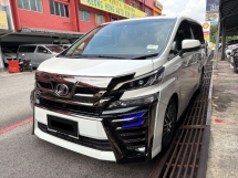2016 TOYOTA VELLFIRE 2.5 ZG Facelift CBU天窗电源启动摄像头FSR