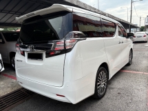 2016 TOYOTA VELLFIRE 2.5 ZG Facelift CBU天窗电源启动摄像头FSR