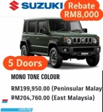 2025 SUZUKI JIMNY 1.5 (A) NEW CAR 5 DOOR