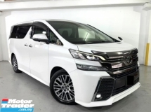 2017 TOYOTA VELLFIRE 2.5 ZG SPEC (A) NO PROCESSING CHARGE