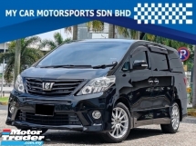 2012 TOYOTA ALPHARD 2.4 X (A) PREMIUM MPV / 8 SEAT / 2 P.DOOR / R.CAME