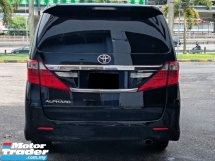 2012 TOYOTA ALPHARD 2.4 X (A) PREMIUM MPV / 8 SEAT / 2 P.DOOR / R.CAME