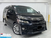2014 TOYOTA VELLFIRE 2.4 Z GOLDEN EYES FACELIFT ORI PAINT POWER BOOT