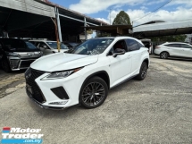 2022 LEXUS RX300 2.0 TURBO F SPORT PANAROMIC ROOF 360 VIEW CAMERA HUD BSM POWER BOOT 20 RIM 