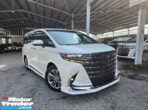 2023 TOYOTA ALPHARD Z Modelista New Model (6A Original 2,000km) Double Moon Roof Auto Side Step 360 Camera Pilot Seat