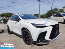 2022 LEXUS NX350 2.4 F SPORT AWD SUN ROOF 13,000KM GRADE 5A