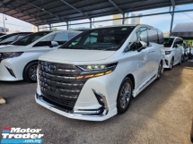 2024 TOYOTA ALPHARD Z Original Modellista (6A 100km ONLY) Sun Roof HUD Auto Parking 360 Camera DIM BSM Spare Tyre