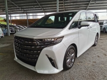 2023 TOYOTA ALPHARD 2.5 Z (MOONROOF,HUD,DIM,BSM,SPARE TYRE) 7 YRS WRTY