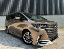 2024 TOYOTA ALPHARD 2.5 Z DIM BSM HUD S/ROOF AUTO PARK GRADE 5A 2K+ KM