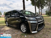 2018 TOYOTA VELLFIRE 2.5 ZA Facelift 2y Warranty 360 Camera Auto Boot