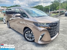 2024 TOYOTA ALPHARD Z Gold Color (6A 40km ONLY) Toyota Teammate HUD Dual Sun Roof Auto Parking 360 Camera DIM BSM Unreg