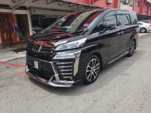 2018 TOYOTA VELLFIRE TOYOTA VELLFIRE 2.5 Z SUNROOF (A) REG 2021