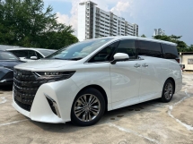 2024 TOYOTA ALPHARD 2.5 Z PANORAMIC ROOF HUD DIM BSM SIDE-STEP 2-TV 5A