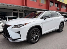 2017 LEXUS RX200T F Sport 2y Warranty Acc Free Careful Owner