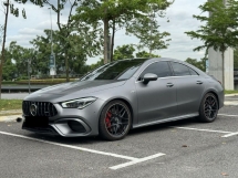 2021 MERCEDES-BENZ CLA 45 S 4MATIC+ UNDER WARRANTY - OPTIONAL COLOR RM20K