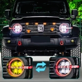 Great Wall GWM Tank 300 2024  2027 RGB front LED Projector Headlamp Headlight head lamp light DRL bodykit bpdy kit Exterior & Body Parts > Lighting 