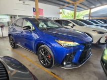2024 LEXUS NX350 F Sport Ultrasonic Blue Mica (Grade 6A Original 3,000km) 2.4 Turbo 276hp HUD 360 Cam Ambient Light
