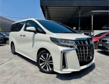 2021 TOYOTA ALPHARD 2.5 SC DIM BSM SUNROOF 3LED STAR ROOF 54K+KM ONLY