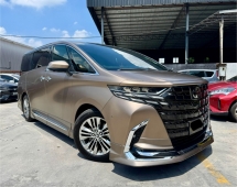 2023 TOYOTA ALPHARD 2.5 Z DIM BSM HUD S/ROF S/STEP AUTO PARK MODELISTA