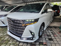 2025 TOYOTA ALPHARD Z Original Modellista + Exhaust (New Car Original 30km ONLY) Sun Roof HUD 360 Auto Parking Camera 