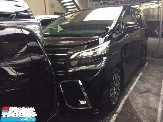 2016 TOYOTA VELLFIRE 2.5 ZG UNREGISTER.TRUE YEAR MADE CAN PROVE.PILOT SEAT.3 POWER DRS N BOOT.360 SURROUND CAMERA.DVD 