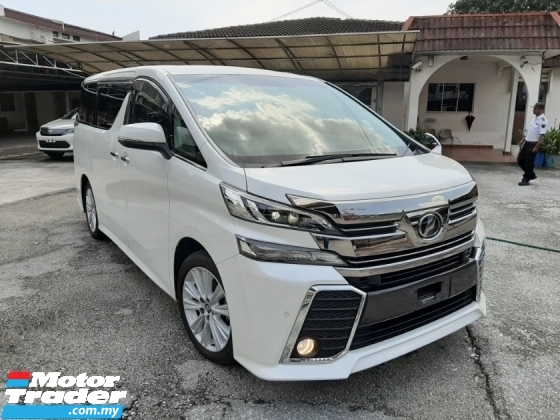 2017 TOYOTA VELLFIRE 2.5ZA EDITION WITH PCS, ICS, FACTORY FITTED 12\