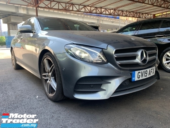 2019 MERCEDES-BENZ E-CLASS 2.0 AMG LINE (A) TURBO PROMOTION PRICE WIT SST LEATHER  UNREG