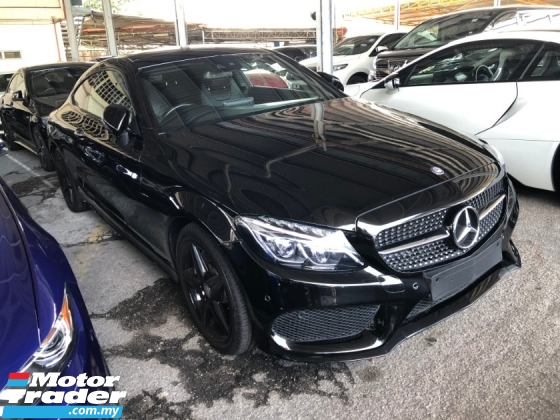2016 MERCEDES-BENZ C-CLASS C300 AMG Premium Coupe 2.0 Turbo 241HP Fully Loaded Panoramic Roof Burmester 3D Surround Power Boot