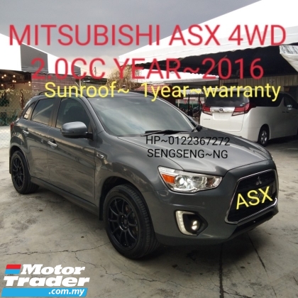 2016 MITSUBISHI ASX MITSUBISHI ASX 4WD 2.0 sunroof 2016 1owner malaysia k.l