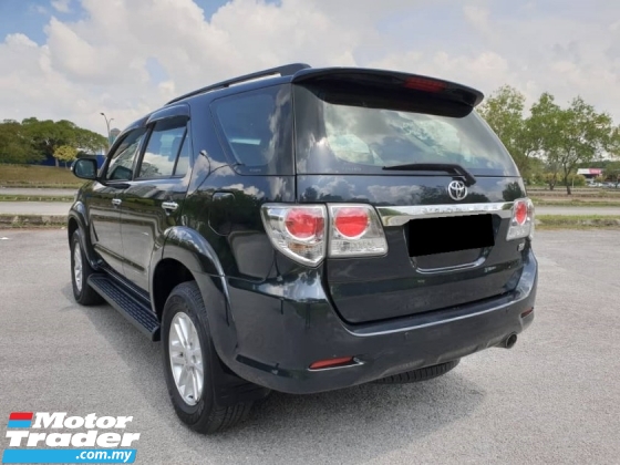 2013 TOYOTA FORTUNER 2.5 (A) G VNT SUV DIESEL LEATHER SEAT CAR KING CONDITION